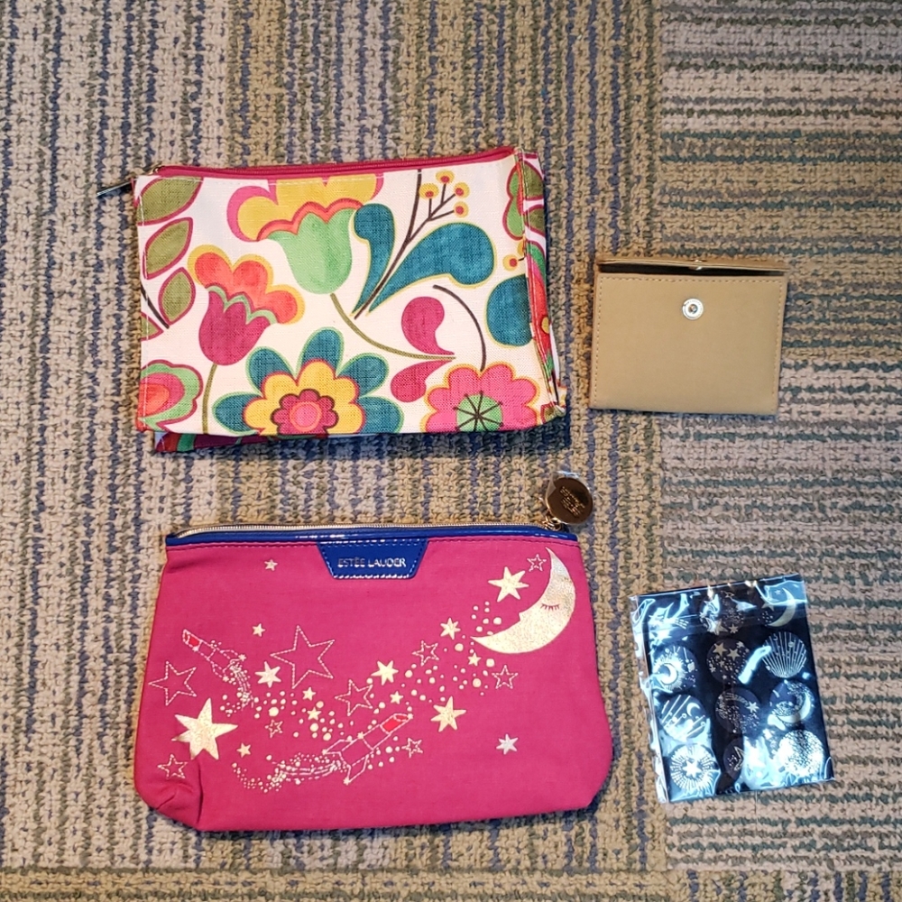 Estee Lauder Makeup clutches With Stickers